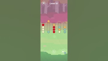 Ball Sort Puzzle Easy Level 61 gameplay (iOS Android)