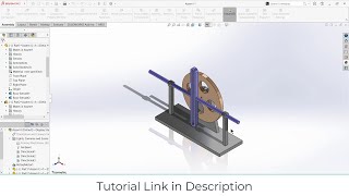 Scotch Yoke Mechanism in Solidworks