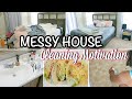 WHOLE HOUSE CLEAN WITH ME | MESSY HOUSE | CLEANING MOTIVATION
