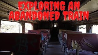 Flying a Drone Through an Abandoned Train, Found People With Guns || Carrizo Gorge Railroad