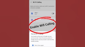 Wifi calling kaise kare | how to enable wifi calling on android