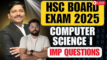 CS IMP QUESTIONS- COMPUTER SCIENCE I MOST IMP QUESTIONS FOR HSC BOARD EXAM 2025 #hsc2025 |DINESH SIR
