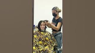 Very Long Hair Headshave Salon