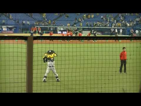 0022【野球】2017/5/21　阪神タイガース　スタメン応援歌＆トラッキーの選手物まね＆六甲おろし