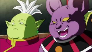 Whis Explains Why Goku Isnt Going Blue Against Universe 9 Warriors Hd Dbs Ep98