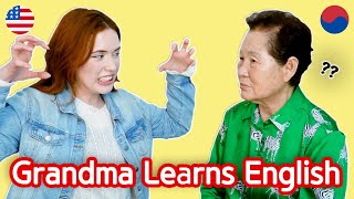 Korean Grandma Learns English from an American