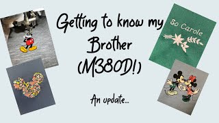 Brother M380D Embroidery -  3 weeks in….Things I’ve learnt so far!!
