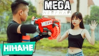 Hihahe Nerf War: Special Police Nerf guns Mercenary Soldiers Protect Young Girl