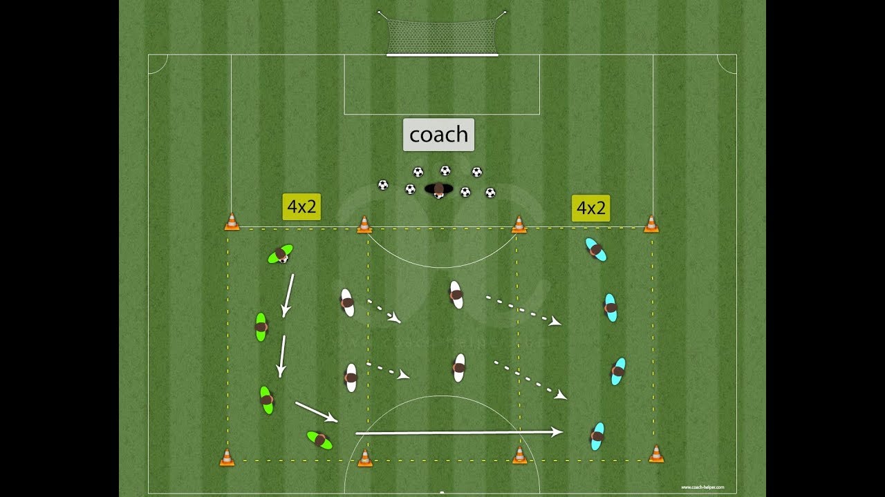 Mini match 4x2 - pressing - YouTube