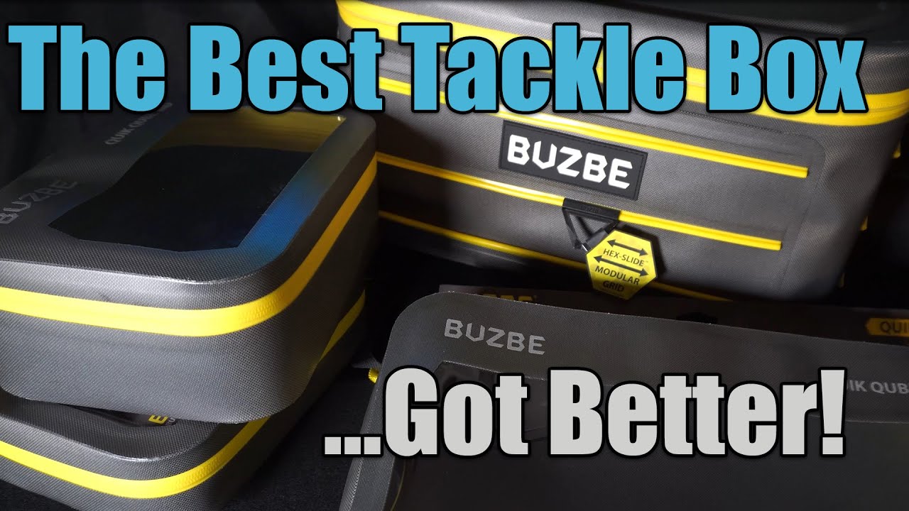 The BEST Tackle box On The Market?  Buzbe Fishing Unboxing and Review 