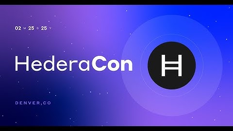 HederaCon 2025 - Main Stage Live Stream