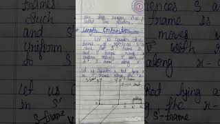#Time - dilation & Length contraction. BSc phy ,sem 7 (MJ -16)