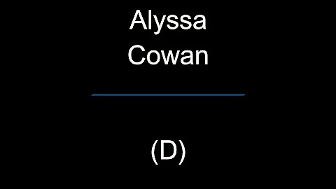 Court of Common Pleas Candidate - Alyssa Cowan