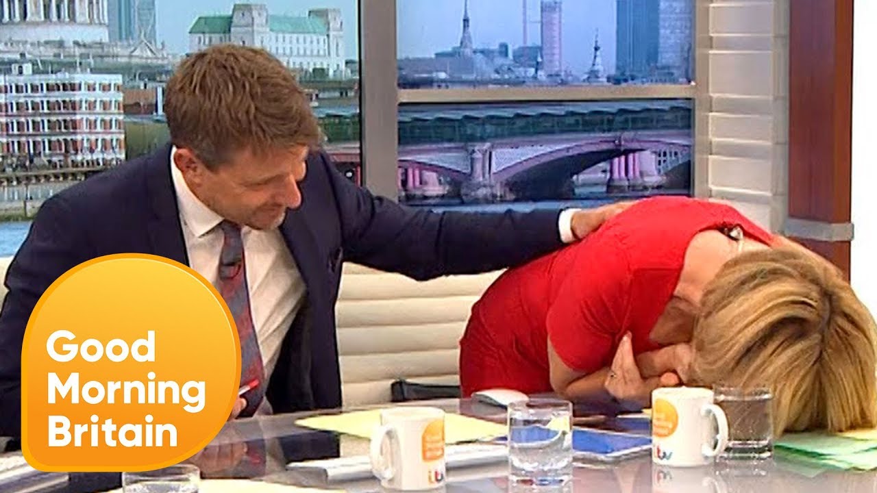 Kate Garraway Chokes on a Sausage Live on Air! | Good Morning Britain