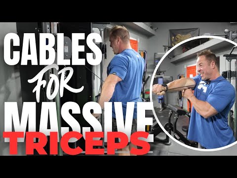 Cross Body Cable Extensions For Better Arms (Grow your TRICEPS!!)