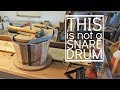 DJEMBE BUILD w/ SIMPLE TOOLS & SCRAP WOOD, Part 1