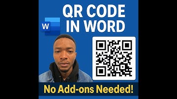 How to Create a QR Code in Microsoft Word No Extra Software #wordtips #officetips #diyideas #foryou