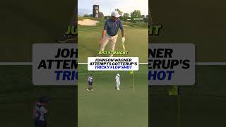 Johnson Wagner attempts Chris Gotterup's flop shot at one of Aronimink’s toughest greens #shorts
