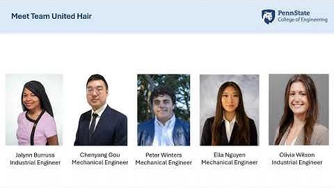 Team United Hair Capstone Project Video REID Lab 3