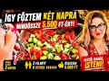 VLOGNAK INDULT, RECEPTVIDI LETT BELŐLE! Így főztem a 8 gyerekemre, a fejemre és magamra, 2 napra! ❤️