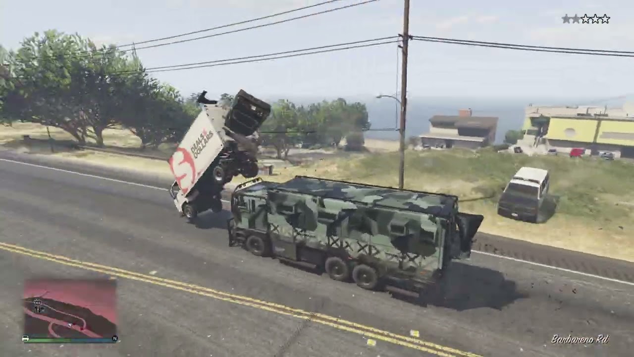 Ramming into cars for an hour again