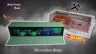 Custom Diorama Hot Wheels Mercedes. УНІКАЛЬНІ ДІОРАМИ ХОТВІЛС