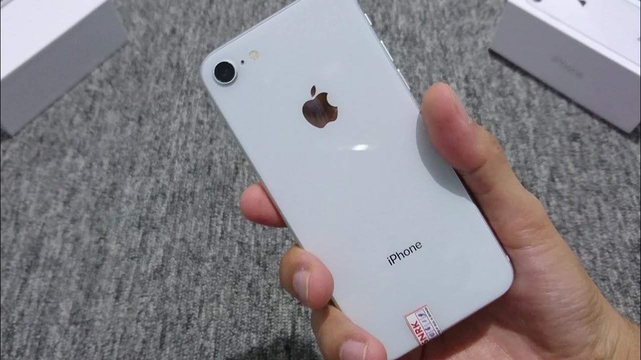 @4.775jt iphone8 64gb ex international SILVER - YouTube