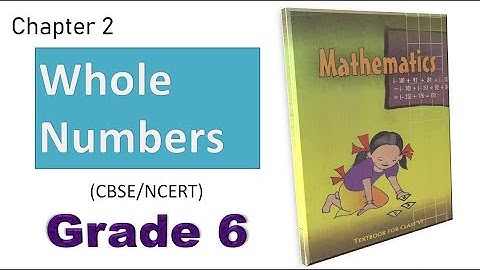 Chapter 2, Whole Numbers, Solutions for Try these question from Textbook of Cbse/Ncert Maths Grade 6
