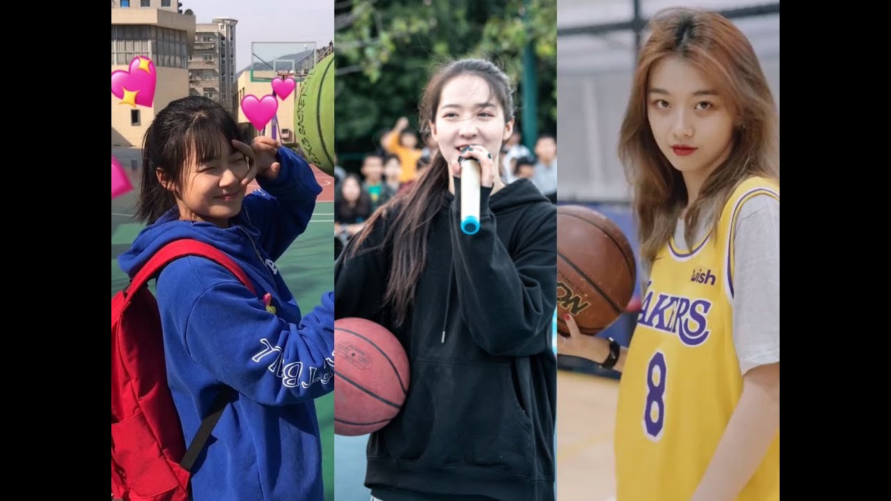 【Bball Girls】路人王高颜值篮球少女合集(二) | Basketball Girl |Khi con gái chơi bóng ...