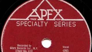 No Hidin&#39; Place by The Tarriers on Apex 78 rpm record from 1957.