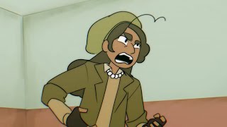 if wasabi was in the elevator scene | oc animation