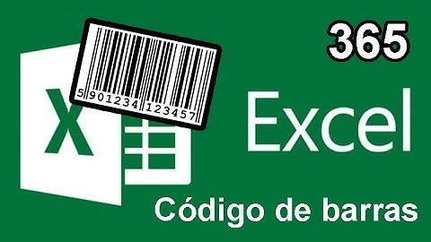 Crear código de barras en Excel
