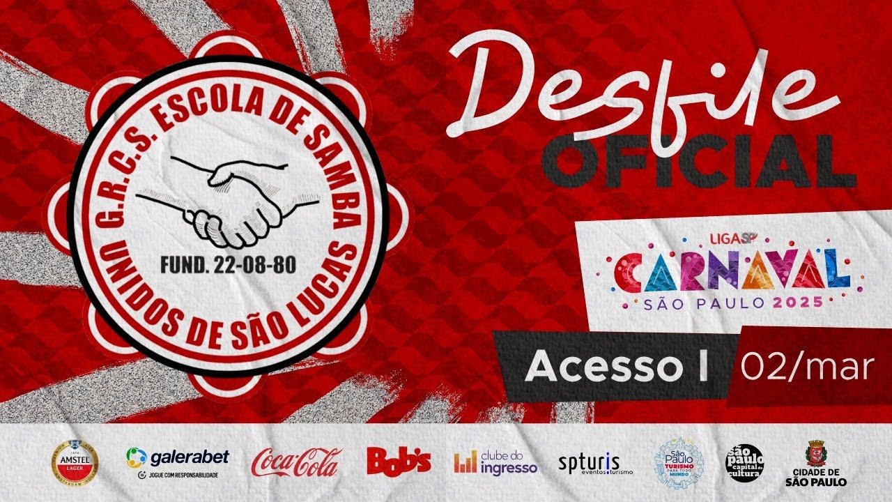 CARNAVAL SP 2025 - UNIDOS DE SÃO LUCAS | DESFILE OFICIAL - 02.03.2025