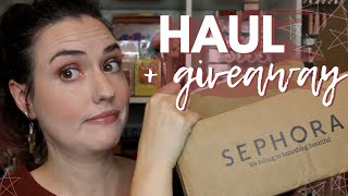 Sephora Sale HAUL + Giveaway | High End Skincare, Natasha Denona, Pat McGrath, Huda Beauty + More!