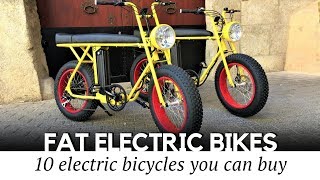 12 New Electric Bicycles with Fat Tires Perfect for City and Offroad Biking