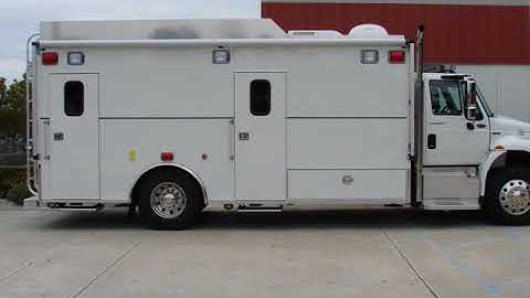 EVI custom 20-Ft. Walk-In Command Post Vehicle