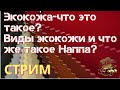 ЧТО ТАКОЕ ЭКОКОЖА, КАКАЯ ОНА БЫВАЕТ И В ЧЕМ ОТЛИЧИЕ? СТРИМ