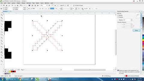 Corel Draw Tips & Tricks Round Outside or Inside Corners of an Object Part 2
