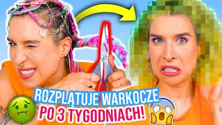 ♦ ROZPLĄTUJĘ WŁOSY po 3 TYGODNIACH noszenia! Co tam znajdę? xD ♦ Agnieszka Grzelak Beauty