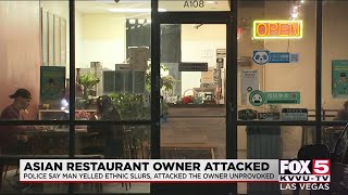 Las Vegas man arrested in attack on Asian restaurant owner; leaders voice concerns