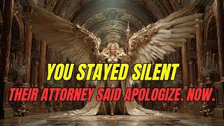 YOU STAYED SILENT WHILE THEY SELF DESTRUCTED AND NOW THEIR OWN ATTORNEY IS BEGGING THEM TO APOLOGIZE