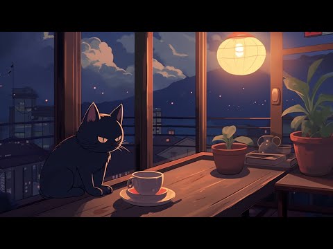 1 Hour Lofi Cat Relax With My Cat - Sleep, Relax, Study, Chill
