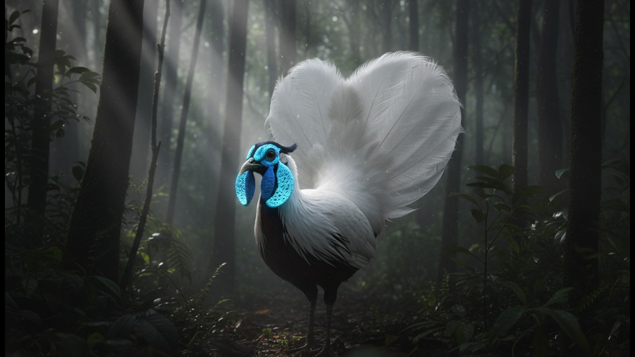 Scientists Baffled: The 'Alien' Bird With A Mating Dance That Defies Physics | Borneo 4K