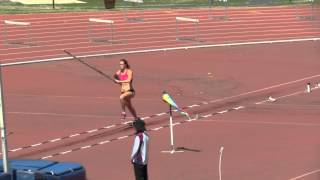 Alana Boyd Pole Vault first vault Denise Boyd Shield 18/1/2014 006