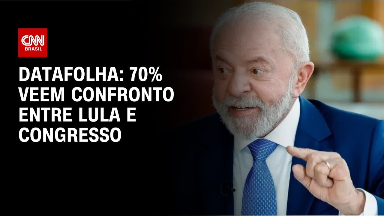 Datafolha: 70% avaliam que relação entre Congresso e Lula é de confronto | LIVE CNN