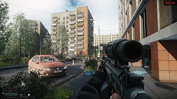 Escape From Tarkov 0.14.9 PvE mode - Lightkeeper task - Trouble in Big City #1