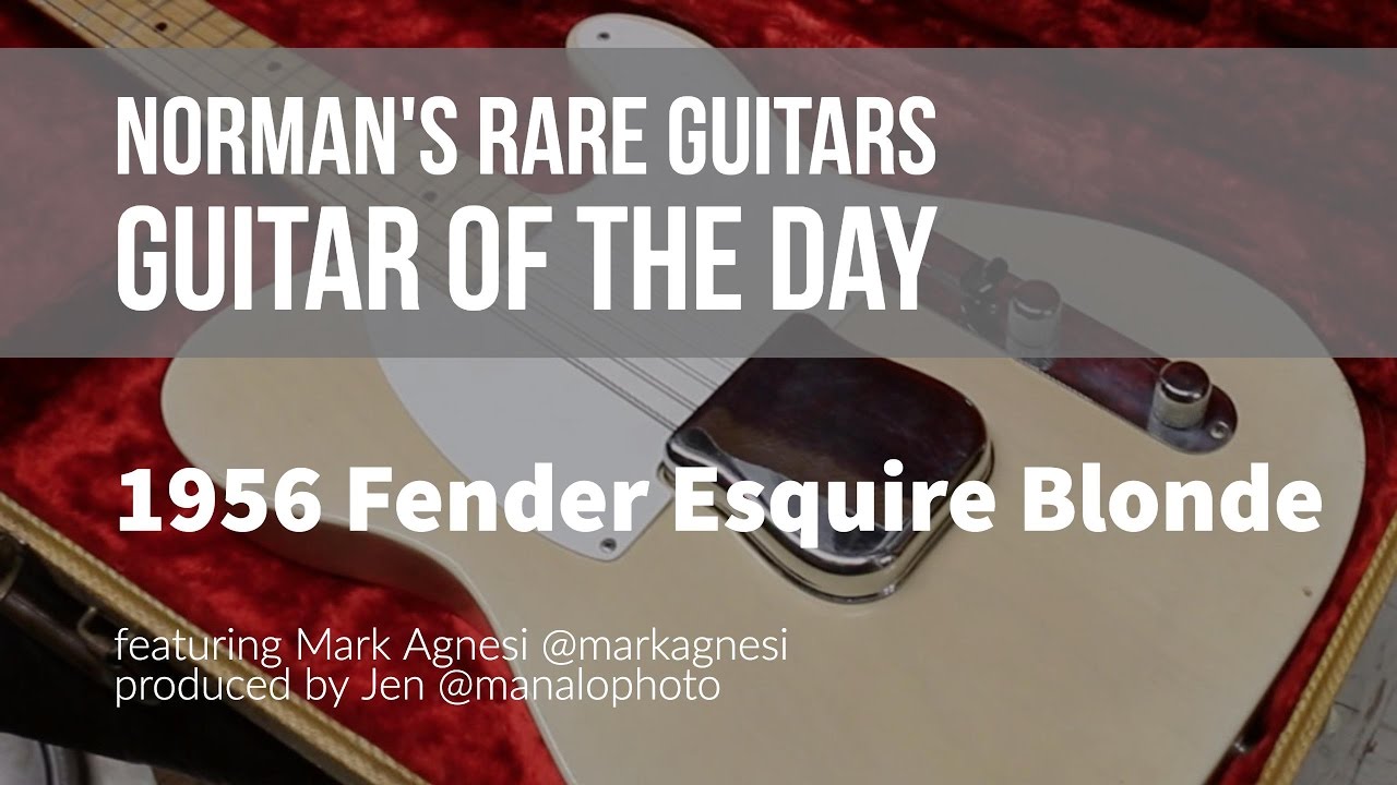 1956 Fender Esquire Blonde | Guitar of the Day