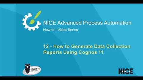 How to generate data collection report using Cognos