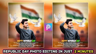 Happy Republic Day Photo Editing 2022 || 26th January Photo Editing || Picsart Republic Day Editing screenshot 3