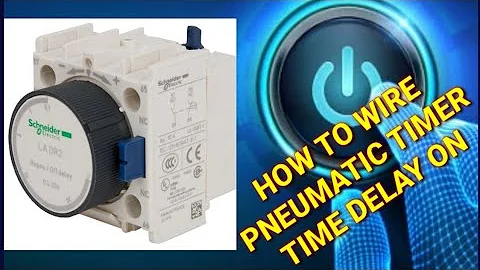 PNEUMATIC TIMER TIME DELAY ON CIRCUIT  ELECTRICAL TUTORIAL Pinoy Teknisyan